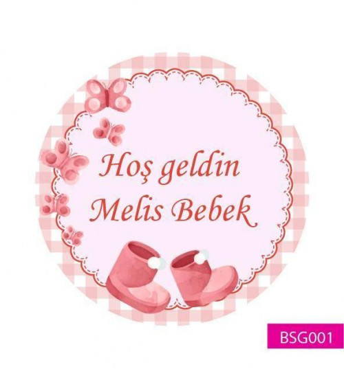 Hoş geldin Bebek Etiketi BSG001