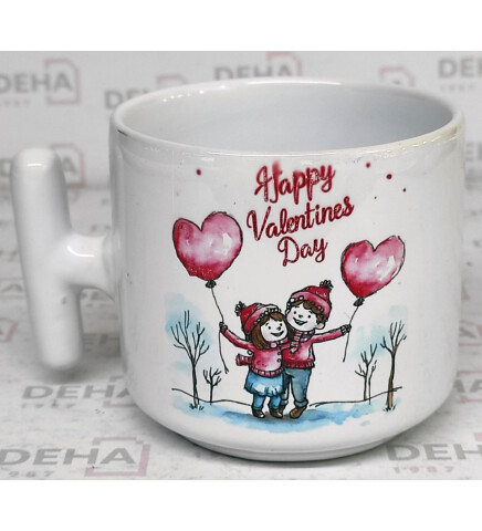 Beyaz Latte Kupa Baskı