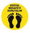 Sosyal Mesafe Zemin Etiketi