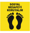 Sosyal Mesafe Zemin Etiketi